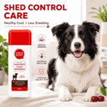300ml 2 Pack &1 Pack Dog Shampoo Shed Control Puppy Shampoo - Cherry Fragranced. - Image 7