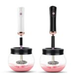 Electric Make up Brush Cleaner Dryer Set Machine Cosmetic Auto Clean Quick Dry - Black - Image 7