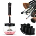 Electric Make up Brush Cleaner Dryer Set Machine Cosmetic Auto Clean Quick Dry - Black - Image 3